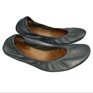 Tieks Metallic Pewter Ballet Flats sz 7